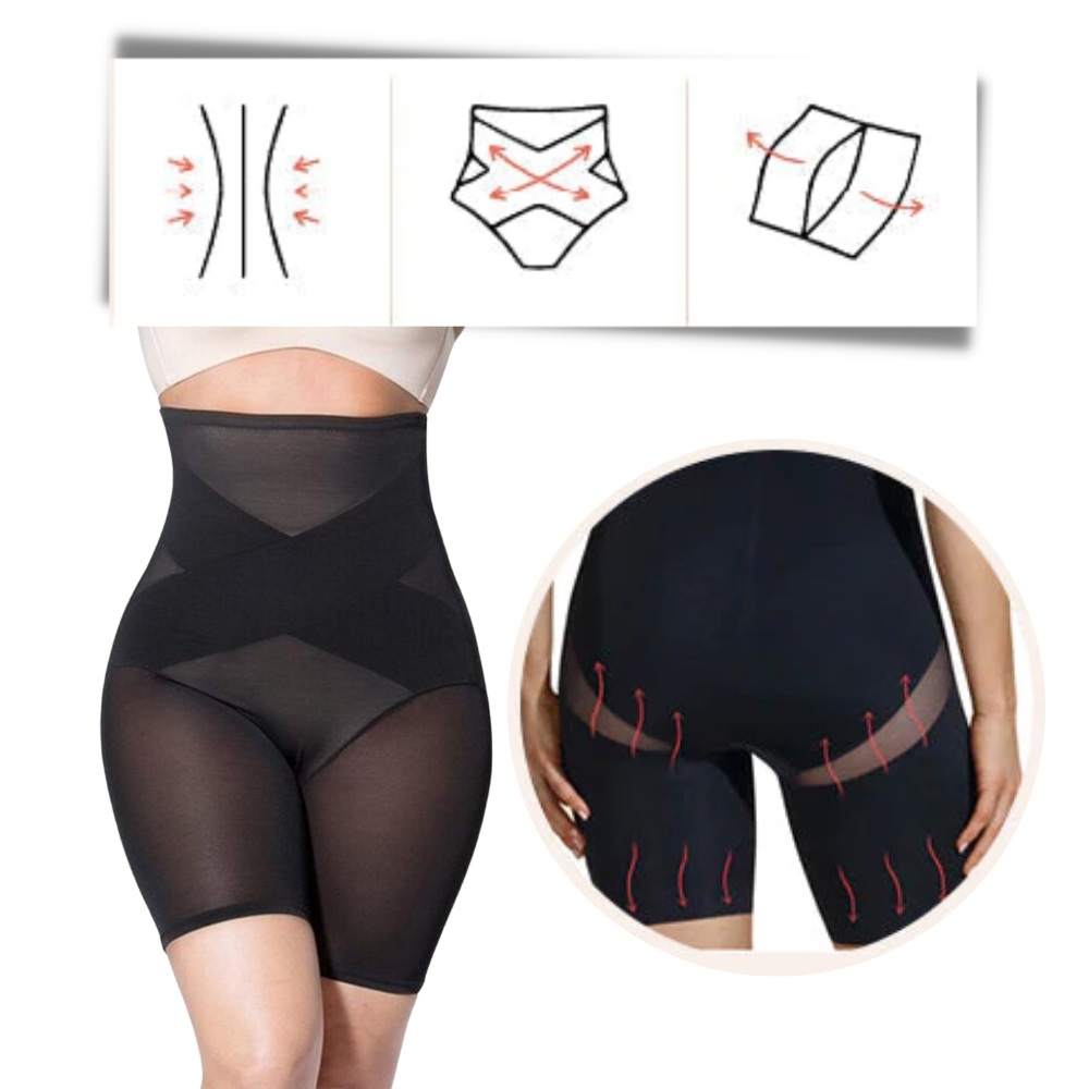 Sous-vêtements gainant amincissant taille haute – Image 4