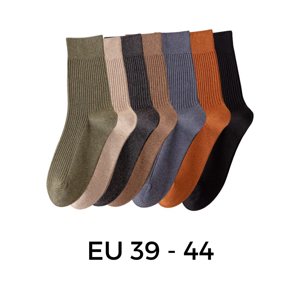 Chaussettes côtelées pour hommes (2 paires) – Image 8
