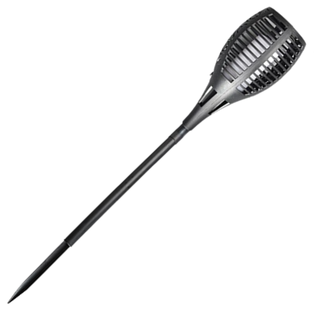 Lampe torche solaire à LED avec flamme – Image 2