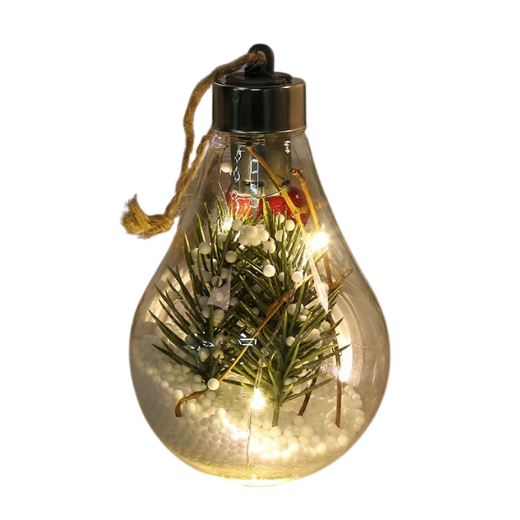 Ampoule Boule de Noël Transparente à LED – Image 10