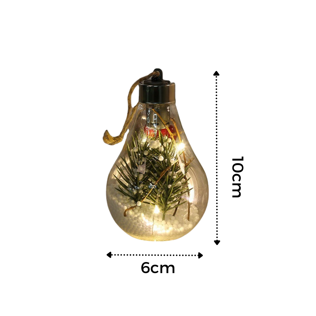 Ampoule Boule de Noël Transparente à LED – Image 7