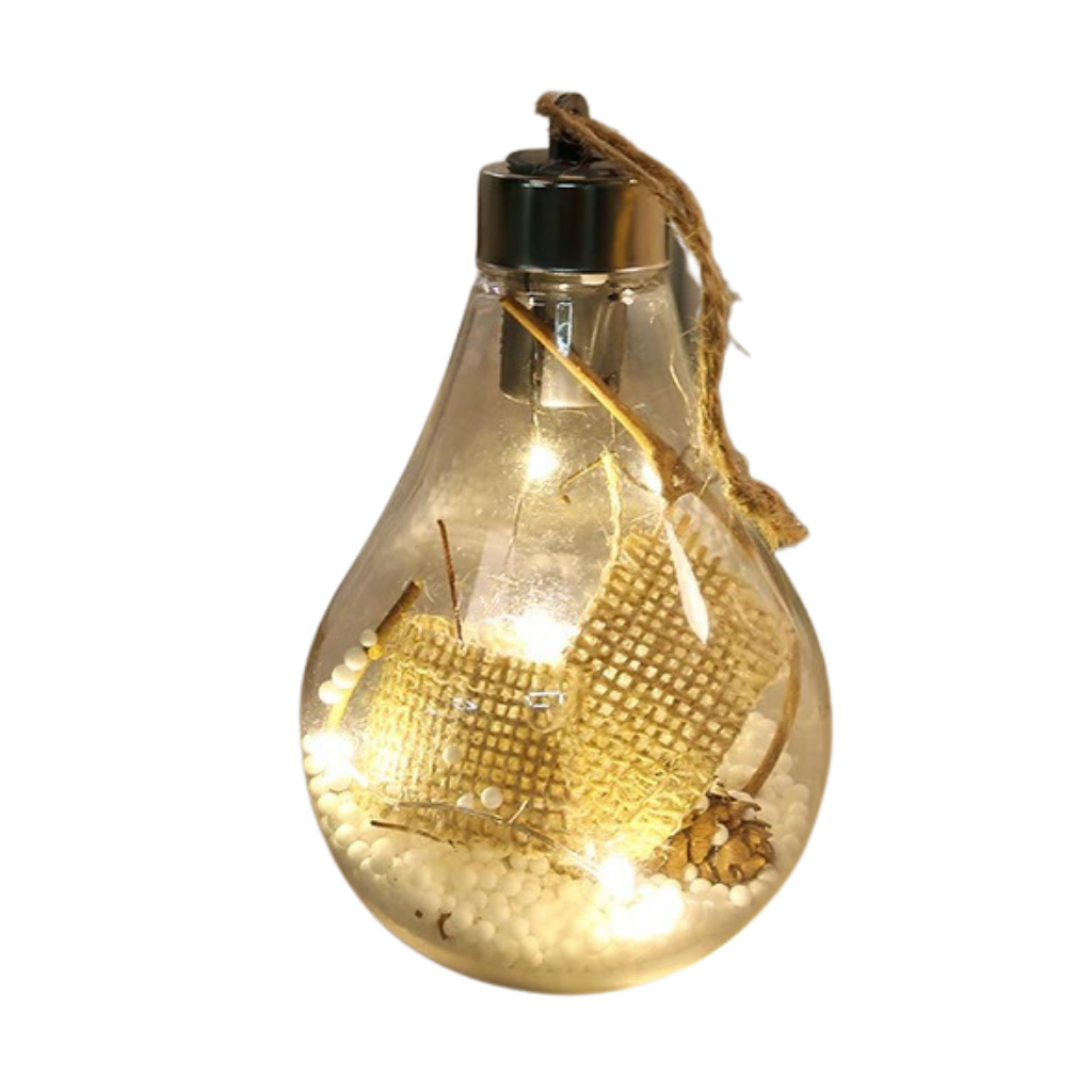 Ampoule Boule de Noël Transparente à LED – Image 12