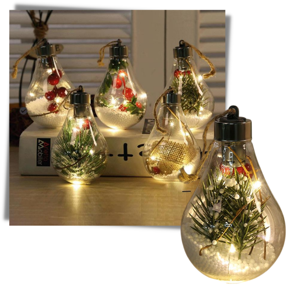 Ampoule Boule de Noël Transparente à LED – Image 6