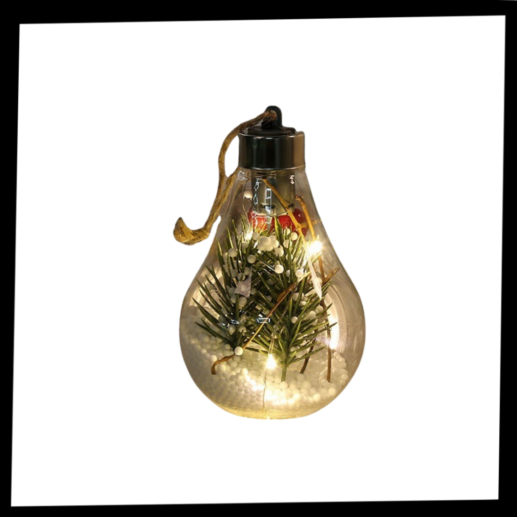Ampoule Boule de Noël Transparente à LED – Image 8