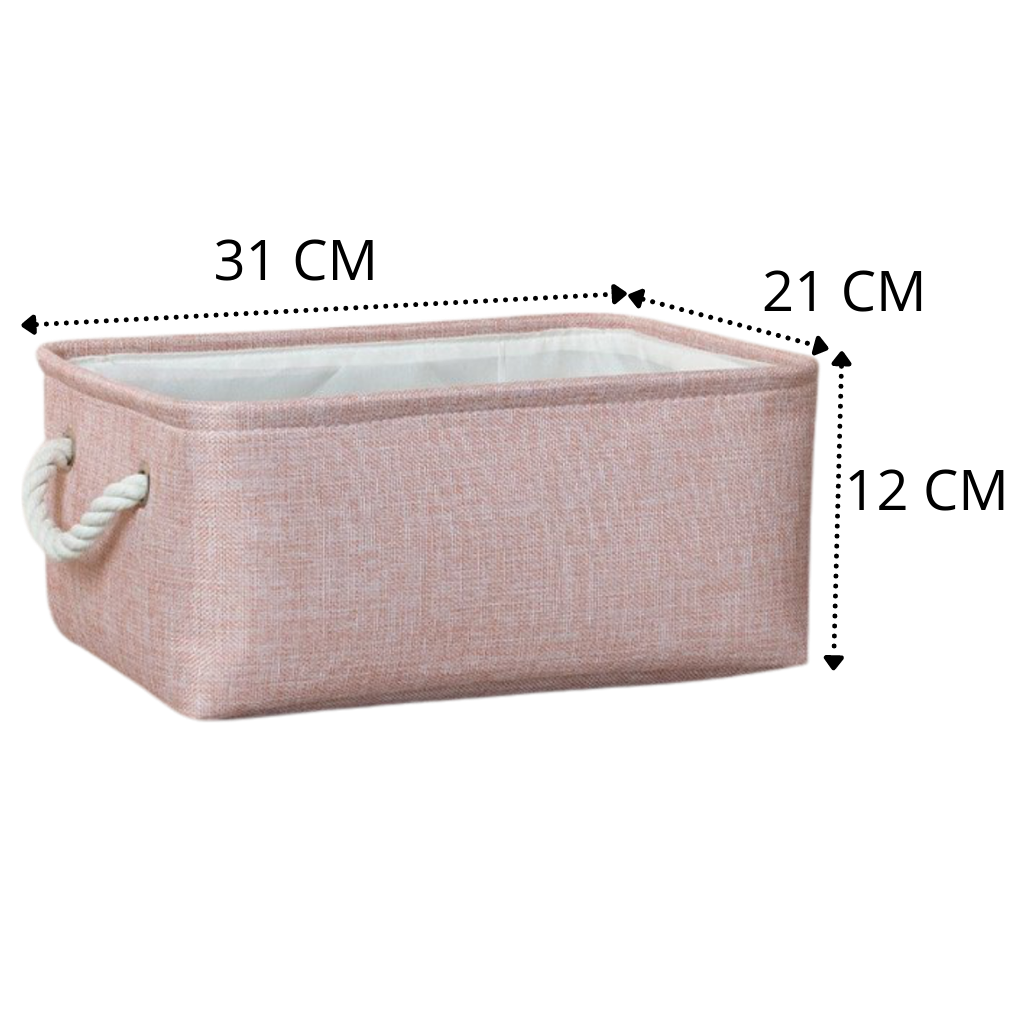 Panier à linge élégant avec poignées en corde – Image 7