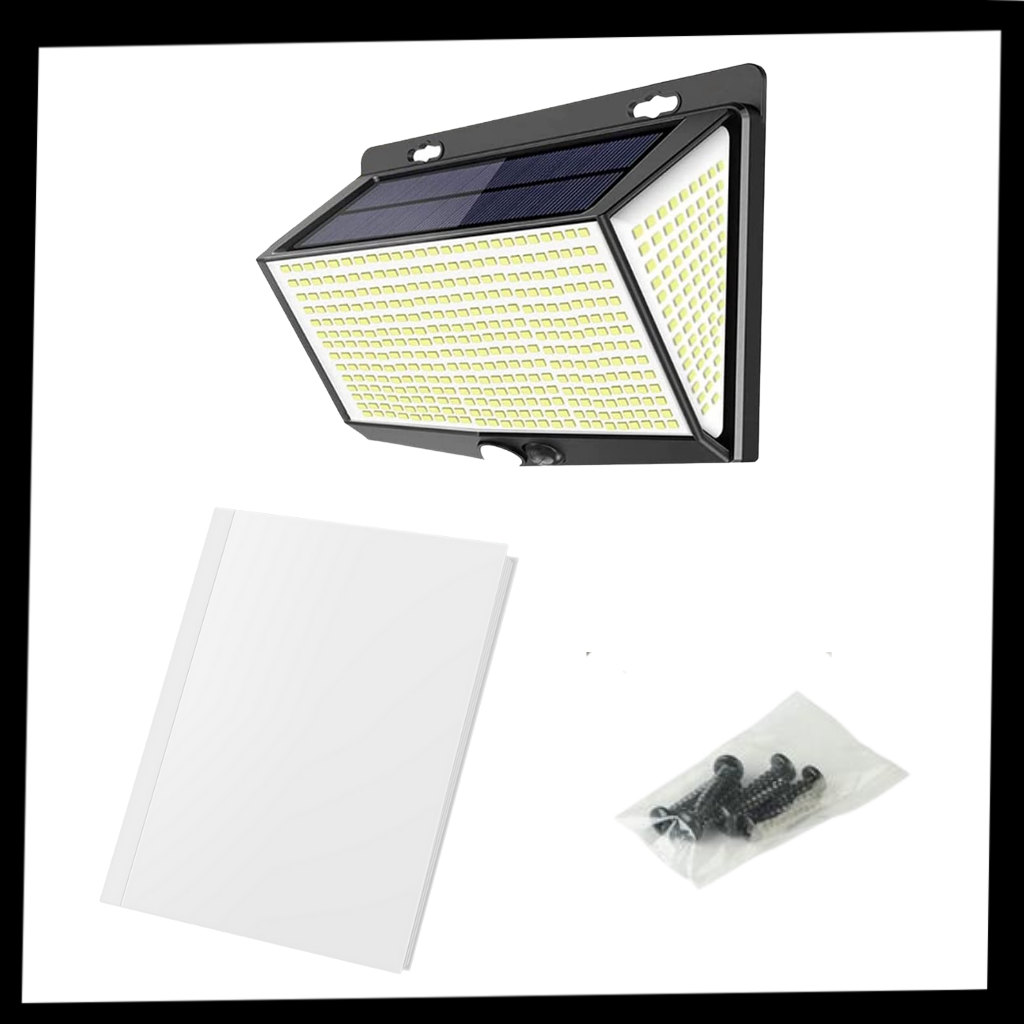 Lampe solaire d'extérieure 468 LED – Image 9