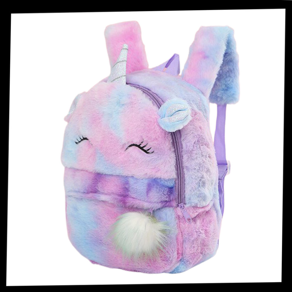 Sac à dos de Licorne en peluche pour filles – Image 9