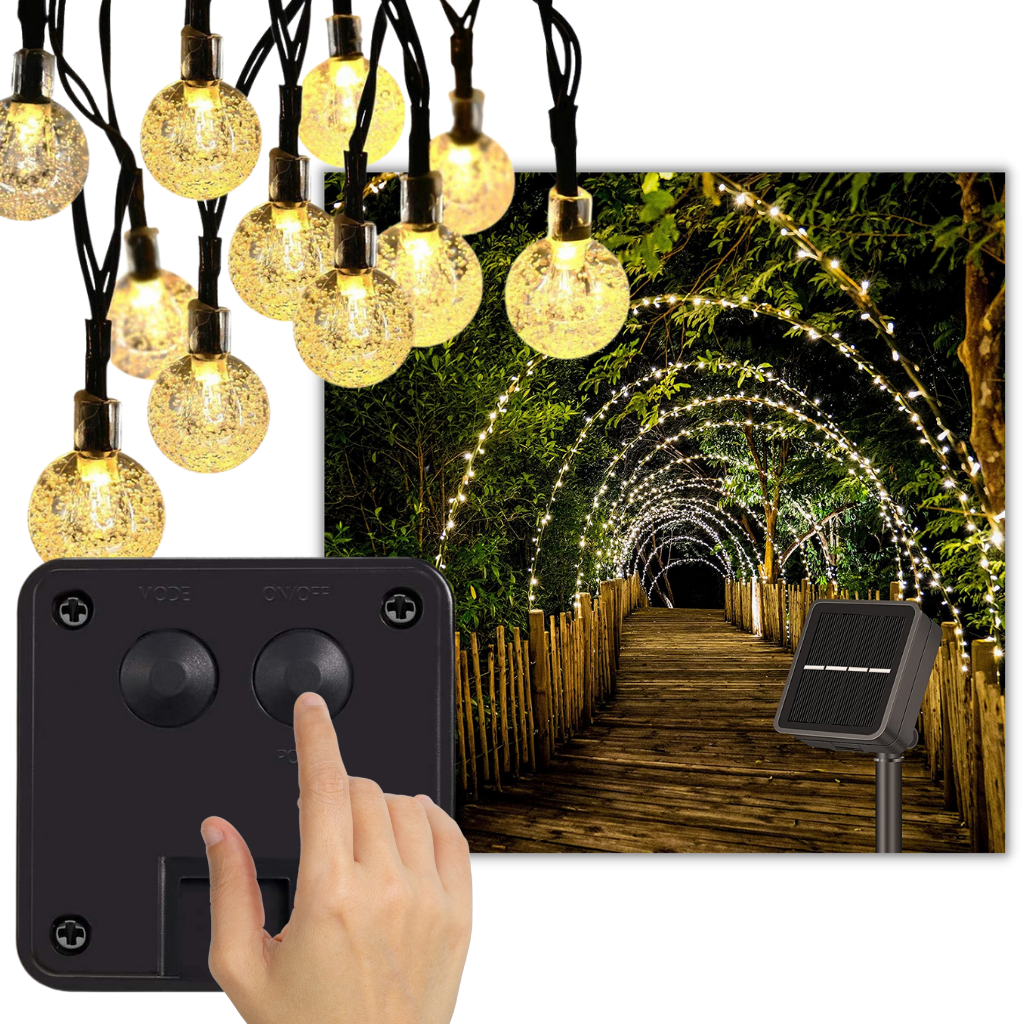 Guirlande lumineuse solaire – Image 3