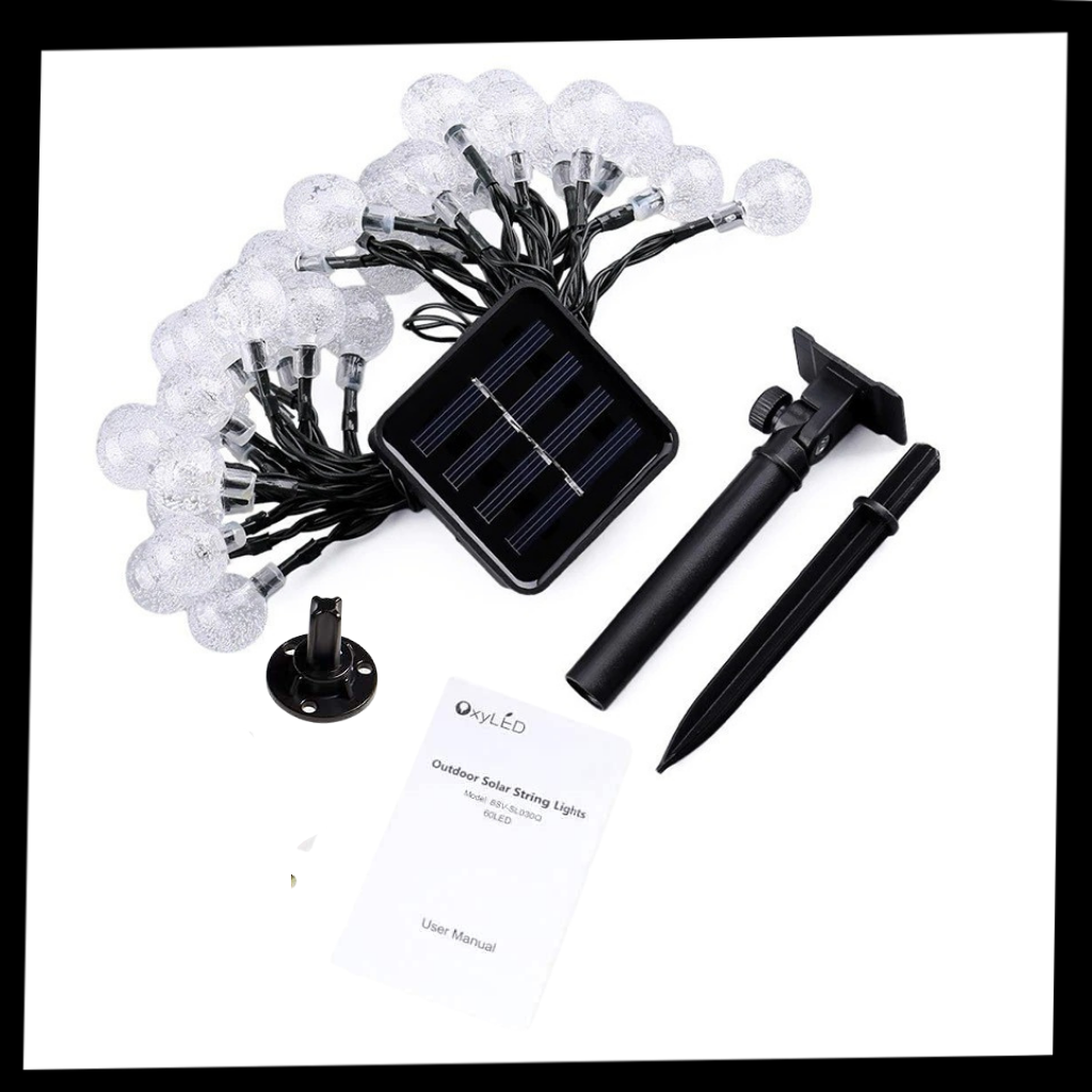 Guirlande lumineuse solaire – Image 9