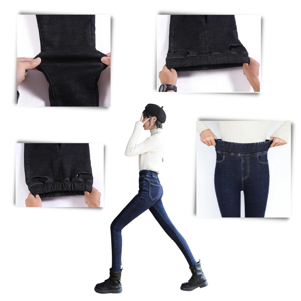 Jegging en laine polaire thermique pour femmes – Image 5