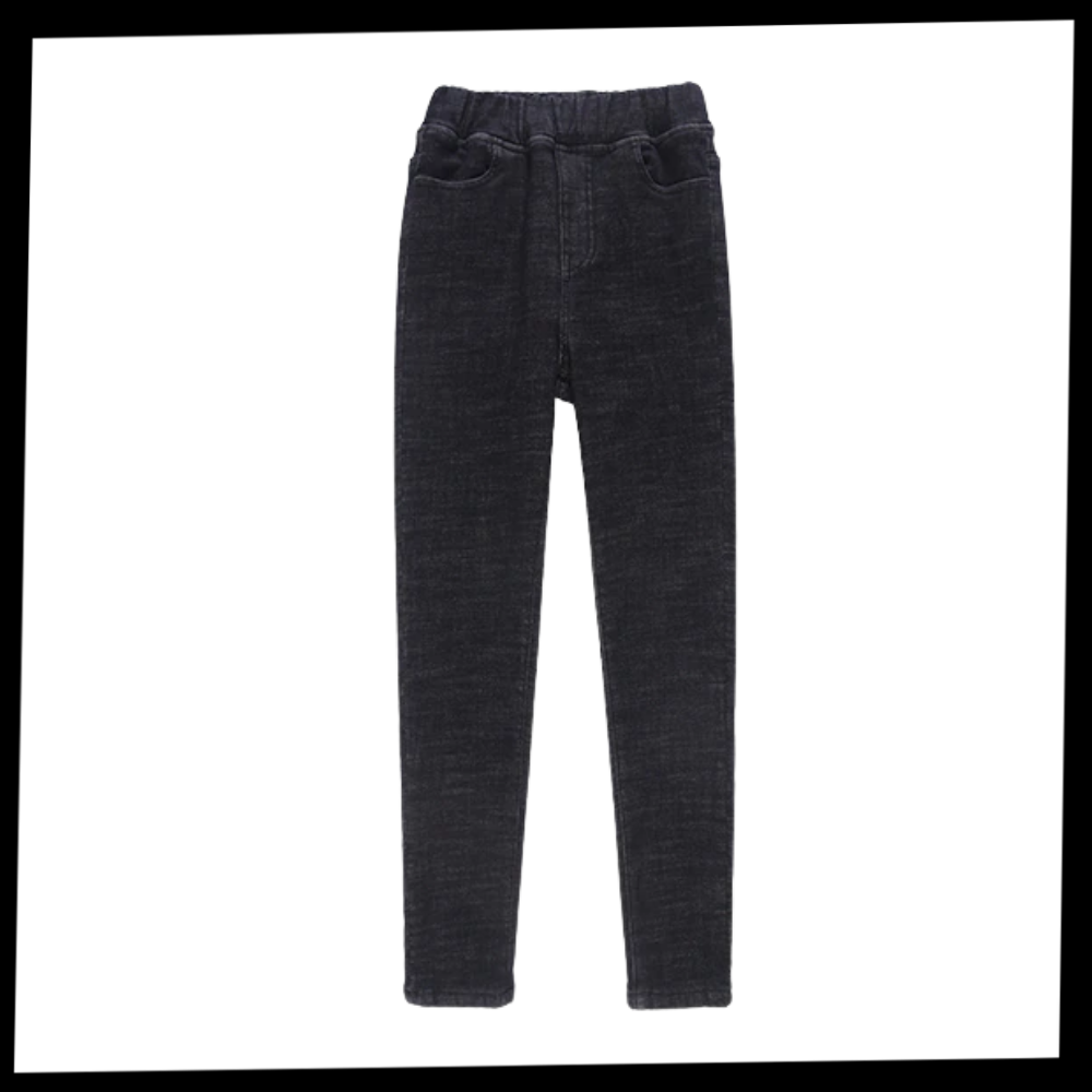 Jegging en laine polaire thermique pour femmes – Image 9