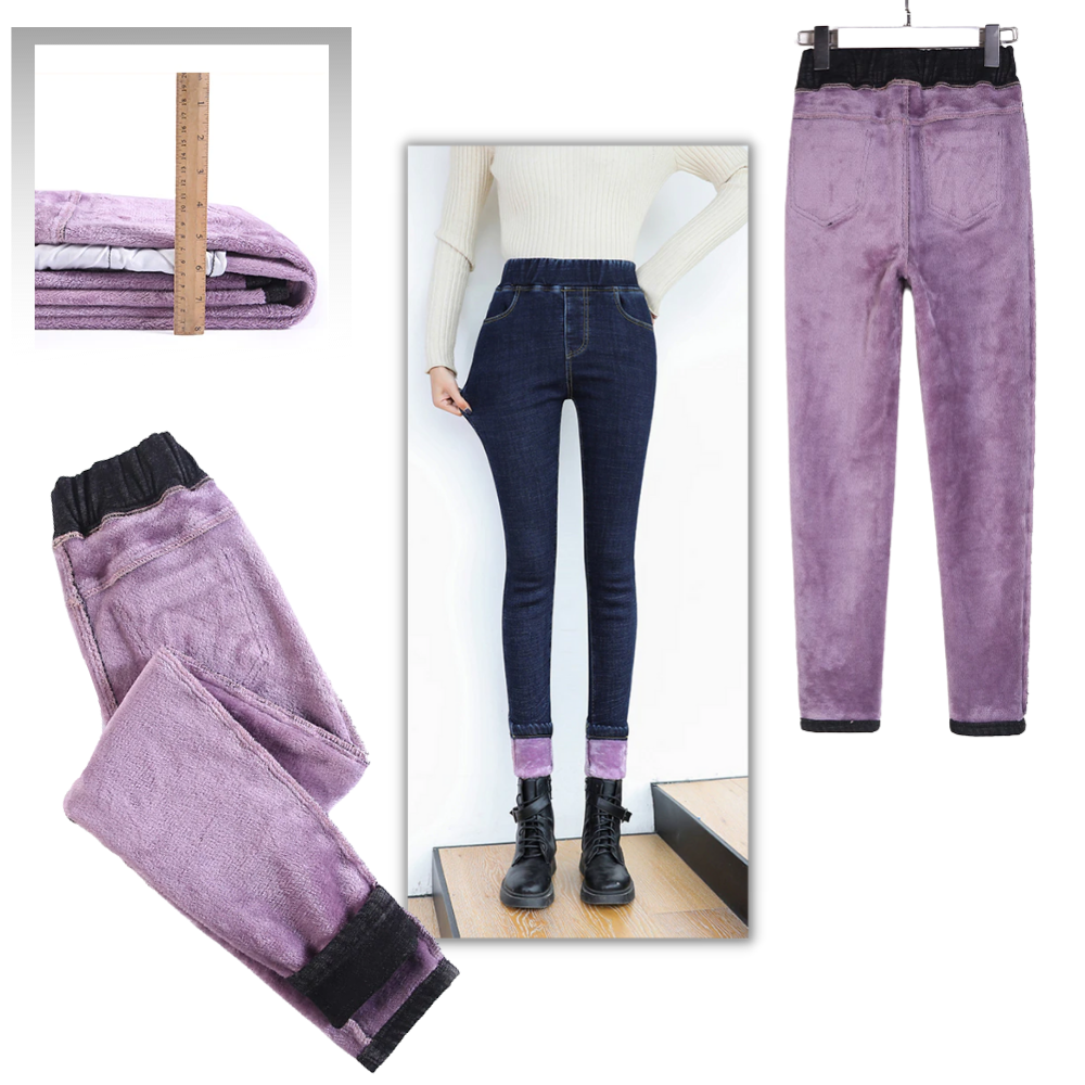 Jegging en laine polaire thermique pour femmes – Image 6
