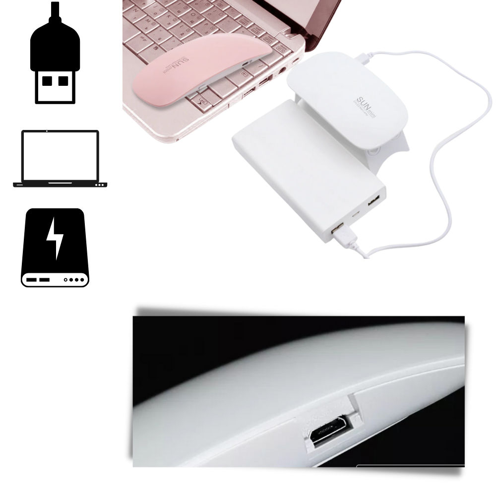 Lampe à ongles en gel à séchage par lumière LED UV – Image 3