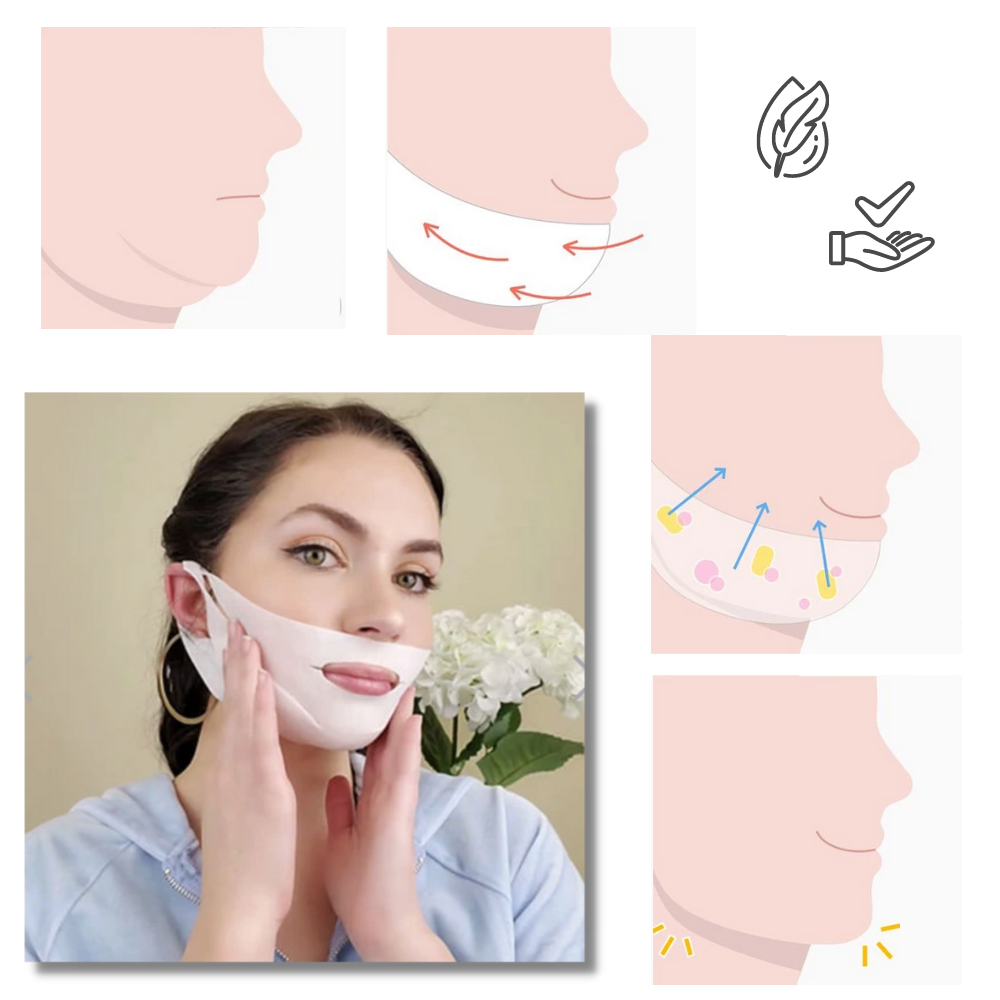 Masque liftant et amincissant pour le visage – Image 3