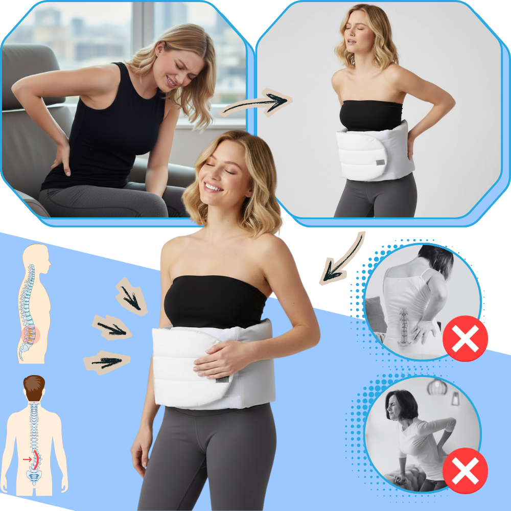Ceinture de support dorsal en soie glacée – Image 4