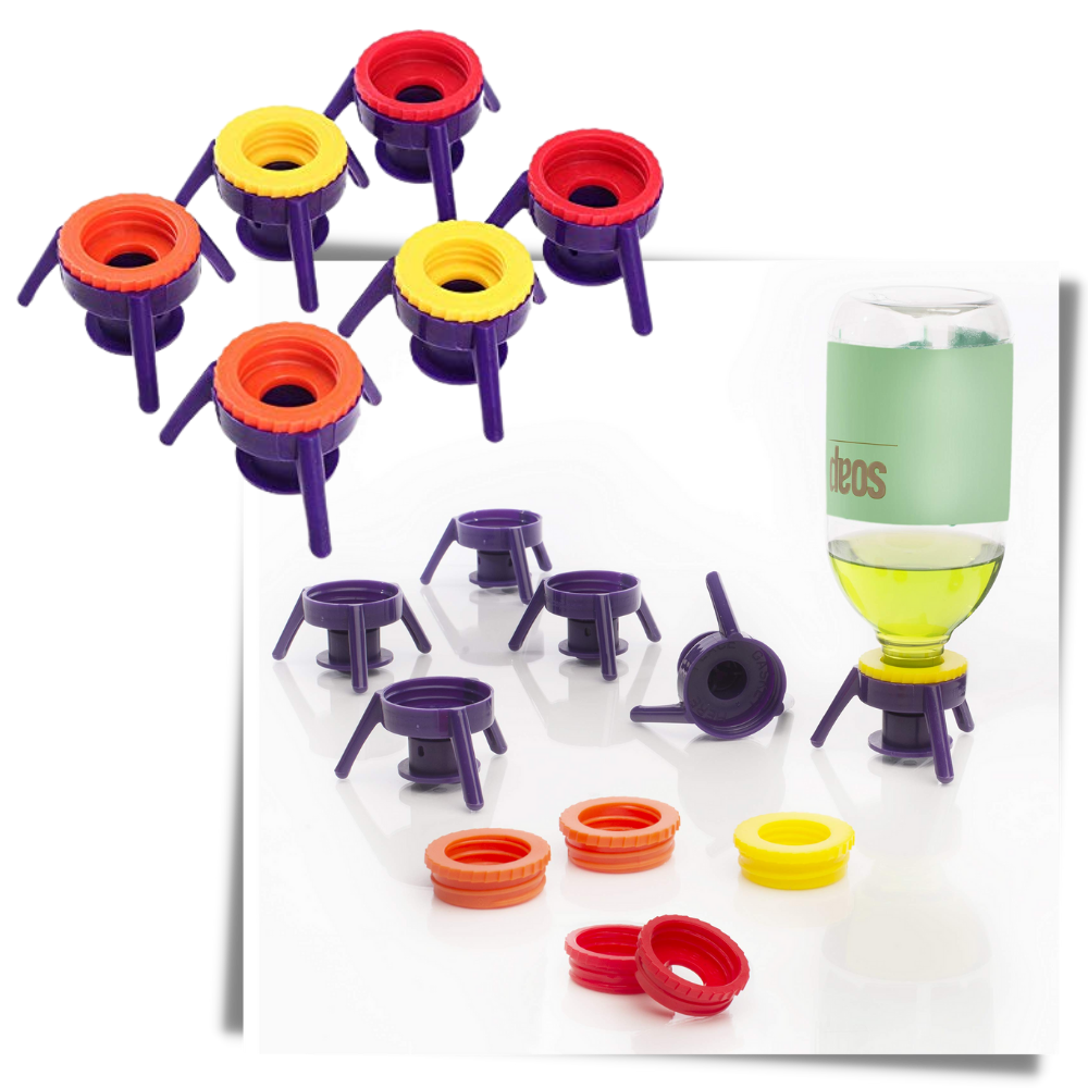 Lot de 6 bouchons supports de bouteille – Image 3