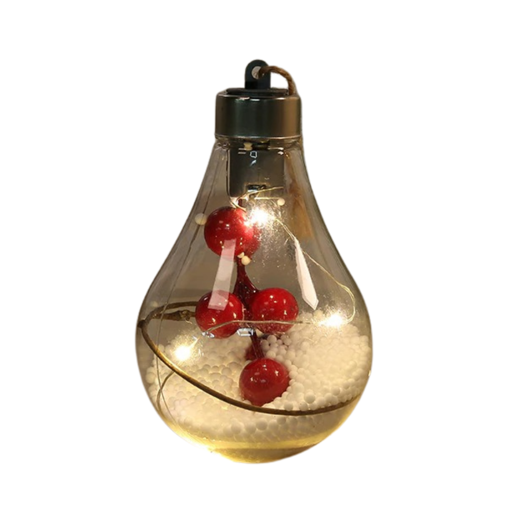 Ampoule Boule de Noël Transparente à LED – Image 2